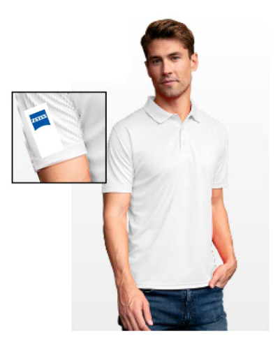 Men's Performance Polo Shirt white 2XL foto del producto Front View L