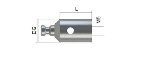 Junta giratoria con adaptador de cono, sistema M5 foto del producto