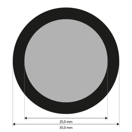Reference markers 25.0 mm, uncoded, retro-reflective, 240 pieces foto del producto