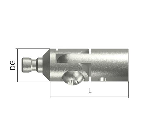 M3 XXT, Inserts with cone adapter, titanium foto del producto