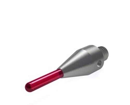 Styli M3 XXT, straight shaft, spherical cylinder, ruby, tungsten carbide foto del producto