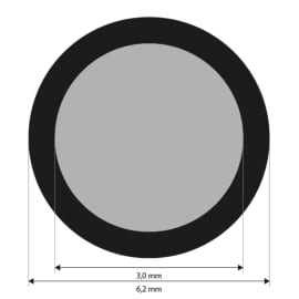 3,0 mm, sin codificar, retrorreflectante foto del producto