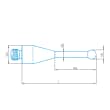 Palpador recto M3 XXT, DK1.5 L45 foto del producto